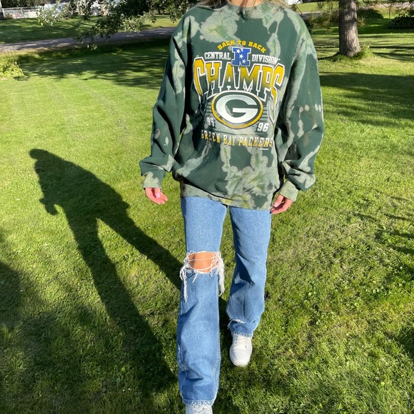 Vintage Green Bay Packers Football Superbowl 90s champs custom 1 of 1 - Picture 3 of 8